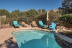 This luxurious Sedona retreat has a private pool to swim in and lounge